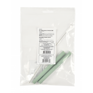 Náhradné slamky s kefkou do silikónového hrnčeka