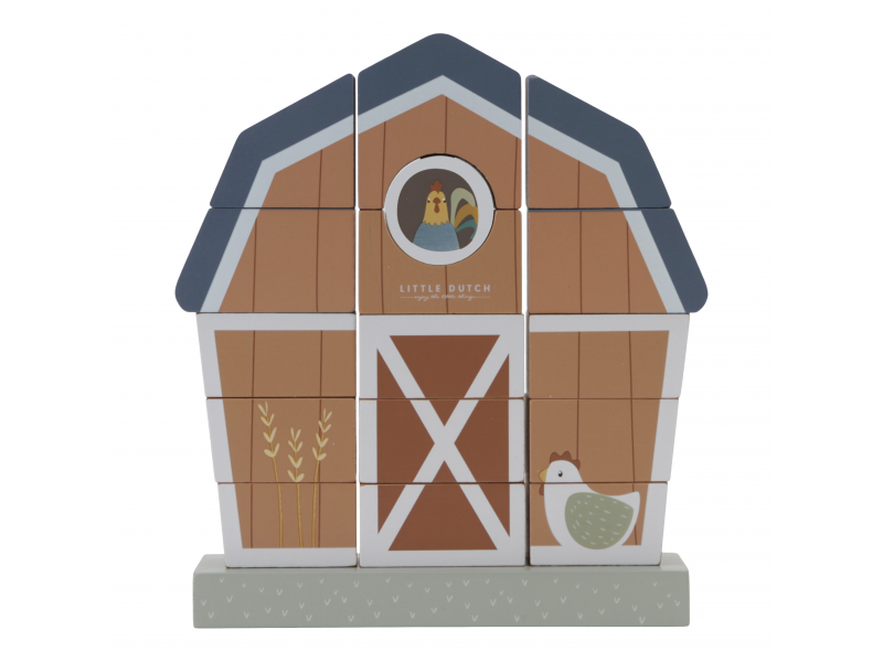 Stavebnica drevená Farma