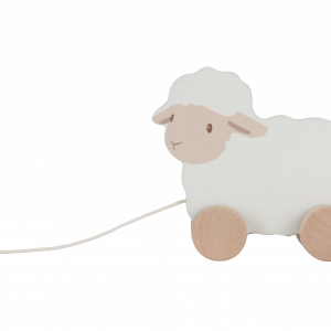 Ťahacia ovečka drevená Farma