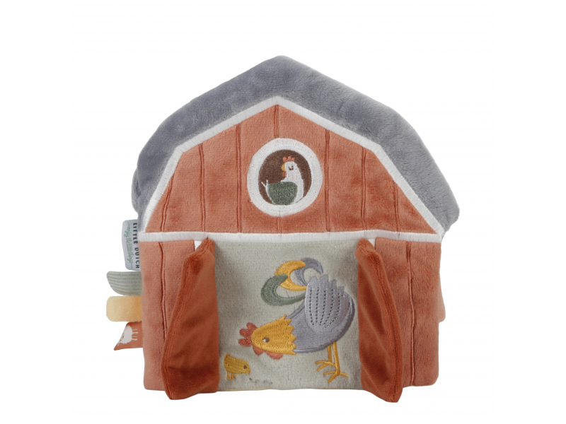 Textilná knižka s aktivitami Farma