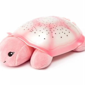 Nočné svetlo s projekciou a melódiami Korytnačka Pink