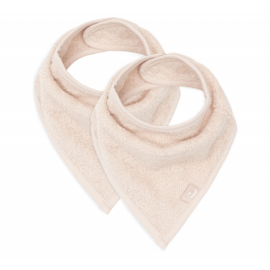 Podbradník bandana 2ks Pale Pink