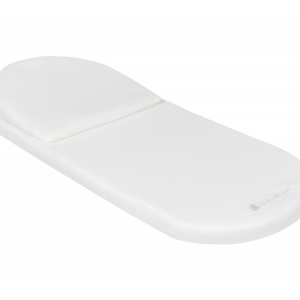 Matrac do kočíka z pamäťovej peny s vankúšikom 75x30 cm Airknit White