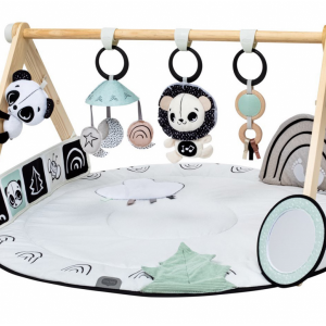 Hracia deka s drevenou hrazdou Black & White