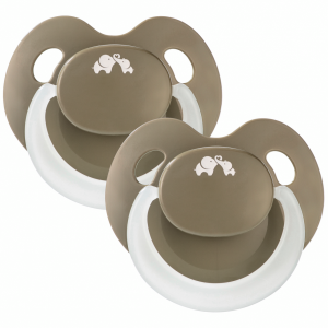 Cumlík silikónový Physio Air Eco svietiaci 2ks 6m+ Green