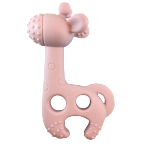 Hryzátko žirafa Bite me Raff Old Pink