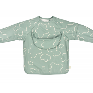 Podbradník 2v1 s odnímateľnými rukávmi Sage Green