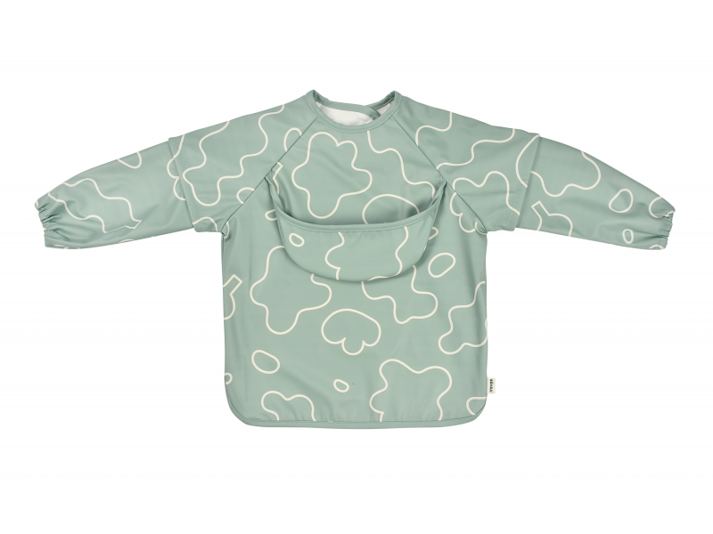 Podbradník 2v1 s odnímateľnými rukávmi Sage Green