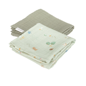 Plienky 70x70cm Farma / Olive 2 ks