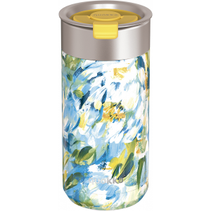 Nerezový termohrnček so sitkom Boost Blue Peonies 400 ml