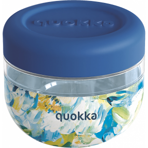 Plastová nádoba na jedlo Bubble Blue Peonies 500 ml