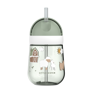 Hrnček so slamkou 300 ml 9m+ Farma