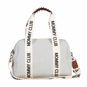 Prebaľovacia taška Mommy Club Signature Canvas Off White