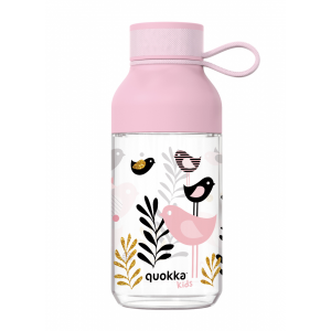 Plastová fľaša Ice Kids s pútkom Birds 430 ml