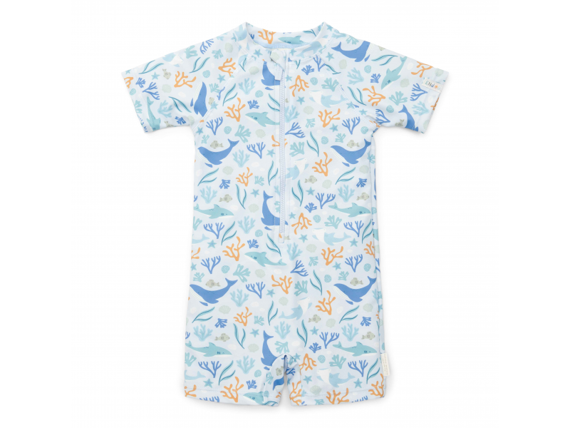 Plavky krátky rukáv Ocean Dreams Blue veľ. 74/80