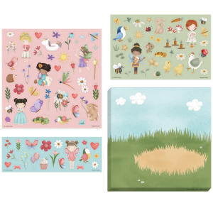 Sada so samolepkami Rosa & Friends