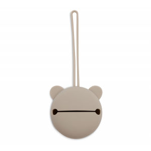 Silikónové puzdro na cumlík Olive Green