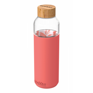 Sklenená fľaša Flow Pink Botanical 660 ml