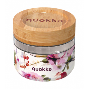 Sklenená nádoba na jedlo Deli Dark Flowers 500 ml