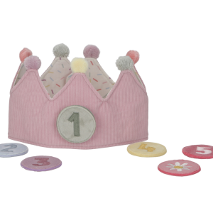 Narodeninová korunka s číslami Pink