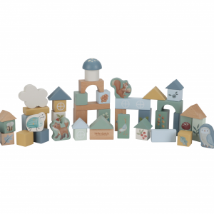 Kocky drevené v tube Forest Friends