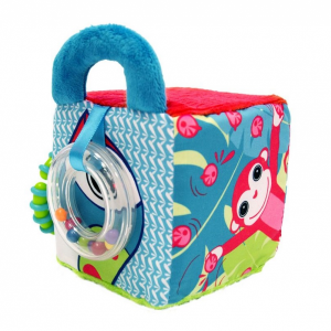 Kocka textilná s aktivitami Jungle