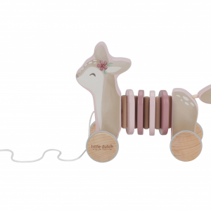 Ťahacia srnka drevená Fairy Garden