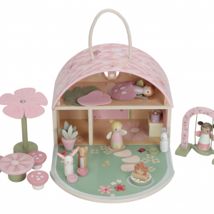 Domček pre víly drevený prenosný Fairy Garden