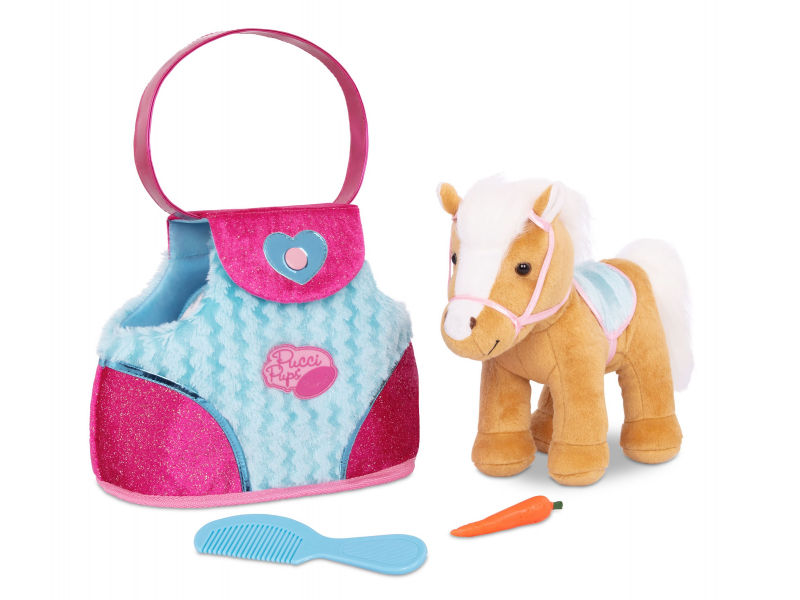 Poník v taške Blue Stripes Bag