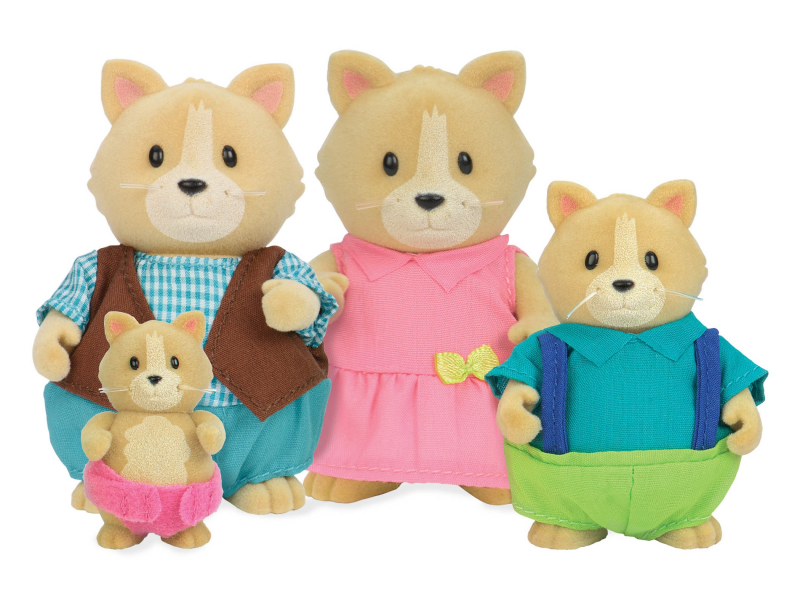 Rodina mačiek Whiskerelli