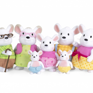 Rodina myší so starými rodičmi Nibblekin