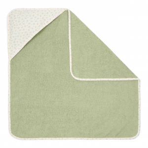 Osuška s kapucňou 100x100 cm Blueberry Leaves