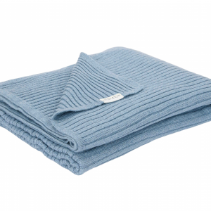 Deka pletená 70x100 cm Pure Denim Blue