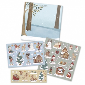 Sada so samolepkami Vianoce