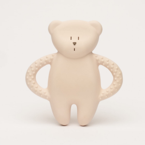 Hryzátko prírodný kaučuk medvedík Rose