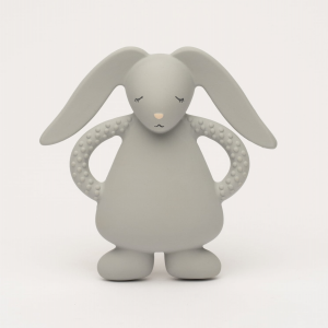 Hryzátko prírodný kaučuk zajačik Silver