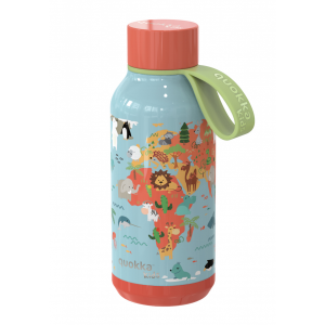 Nerezová termofľaša Solid Kids s pútkom Map of Life 330 ml