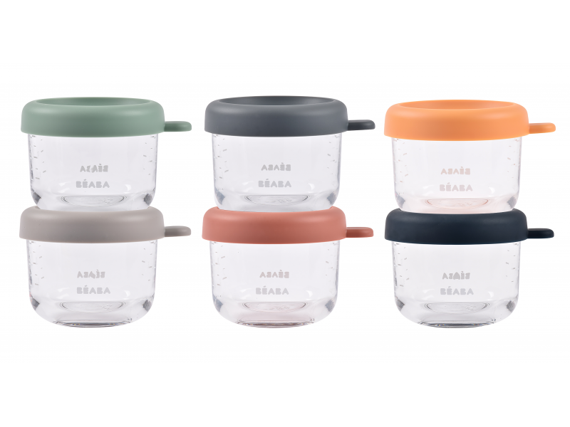 Tégliky na jedlo sklenené 6x 150 ml Sunrise