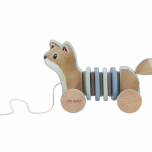 Ťahacia líška drevená Forest Friends