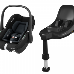 Pebble S autosedačka Tonal Black + základna FamilyFix S