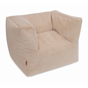 Kreslo detské Beanbag Corduroy Natural