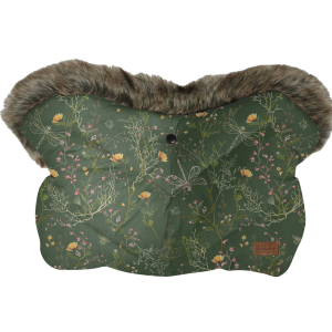 Rukavice na kočík Luxury Secret Garden Green