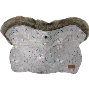 Rukavice na kočík Dreamy Fields Grey