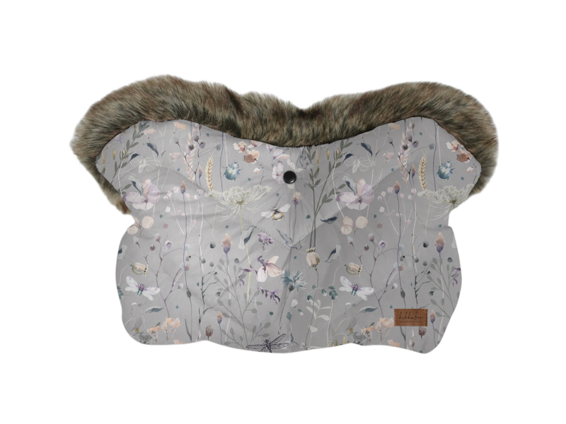 Rukavice na kočík Dreamy Fields Grey