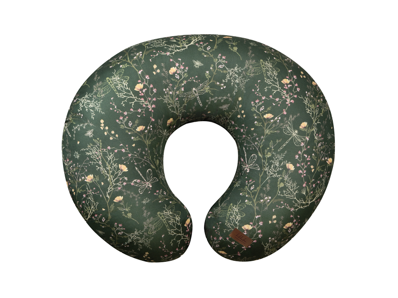 Dojčiaci vankúš Secret Garden Green