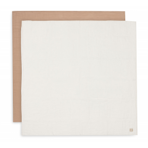 Plienky zavinovacie 2ks 115x115 cm Biscuit / Ivory
