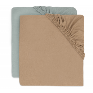 Napínacia plachta 120x60 cm 2 ks Sea Green