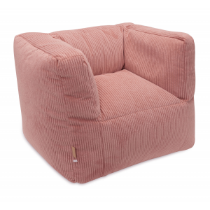 Kreslo detské Beanbag Corduroy Wild Rose