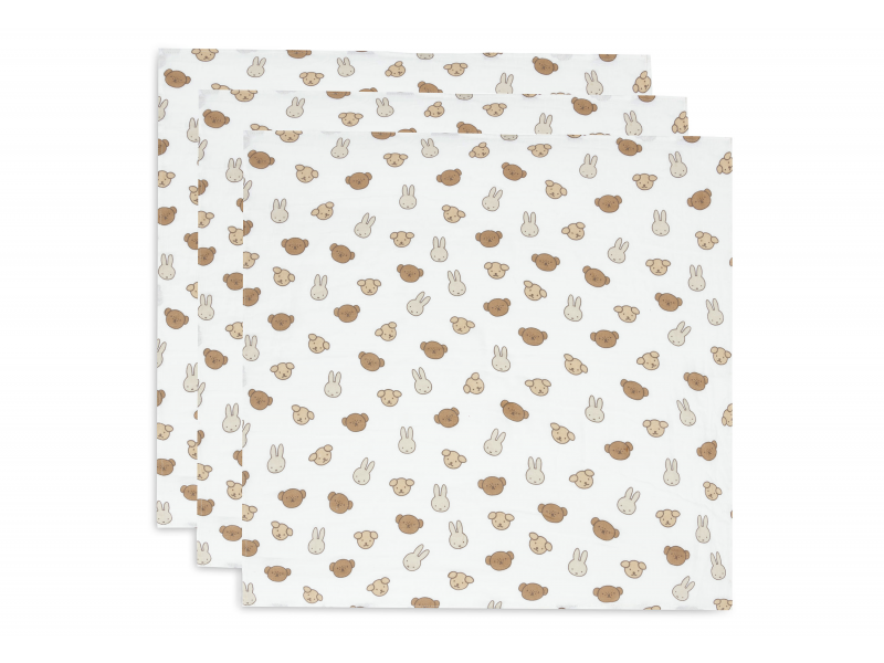 Plienky 3 ks 70x70 cm Miffy & Friends