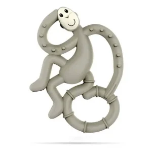 MINI MONKEY HRYZÁTKO S ANTIMIKROBIÁLNYM POVRCHOM BIOCOTE ŠEDÉ